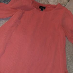 Woman's pink shirt